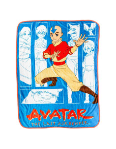 Manta de Flanela Silver Buffalo Avatar La Última Airbender 152x114 cm