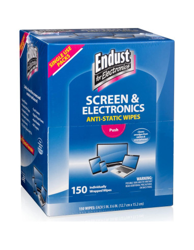 Toallitas Limpiadoras Endust para Electrónicos 150 Unidades
