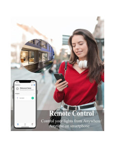 Bombilla LED inteligente E12 CMARS RGB regulable 3 unidades 2