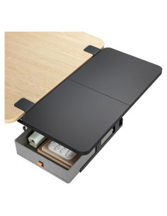 Bandeja Extensora de Escritorio PEGZONE 61x30.5cm con Cajón Negro
