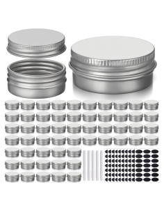Zubebe Latas de Aluminio 15 ml con Tapas de Rosca - 200 Piezas