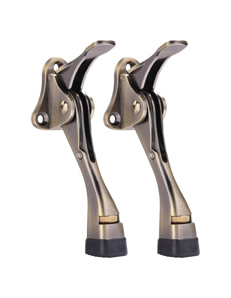 Tope de Puerta Gotega 10.16 cm Ajustable 2 Paquetes Bronce