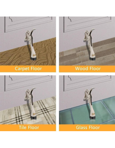 Tope de Puerta Gotega 10.16 cm Ajustable 2 Paquetes Bronce