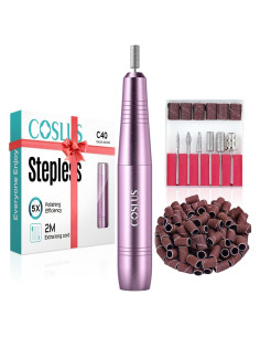 Taladro de Uñas Eléctrico COSLUS A07 Portátil con 6 Puntas