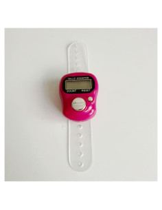 Contador Electrónico de Dedo Jinshining LED Digital Rojo