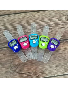 Contador Electrónico de Dedo Jinshining LED Digital Rojo 2