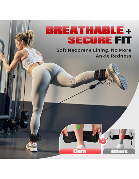 Bandas de Resistencia para Tobillos WOQQW - 3 Niveles Ajustables Bandas de Resistencia para Tobillos WOQQW - 3 Niveles Ajustables