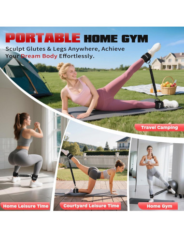 Bandas de Resistencia para Tobillos WOQQW - 3 Niveles Ajustables