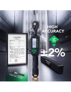 Llave de Torque Digital Mini LLAVETOR 1/4" 1.5-30Nm 2