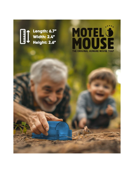 Trampas Humanas para Ratones Motel Mouse - Paquete de 4