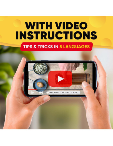 Trampas Humanas para Ratones Motel Mouse - Paquete de 4