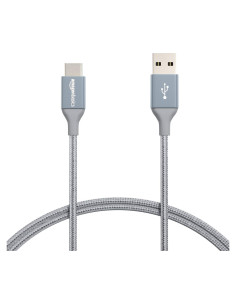 Cable USB-C a USB-A 2.0 Amazon Basics 0.91m Gris