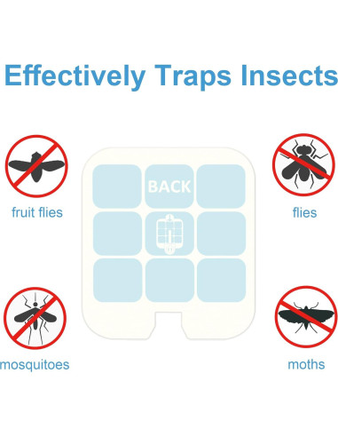 Paquete de 10 Tableros de Pegamento Shootingstar para Trampas