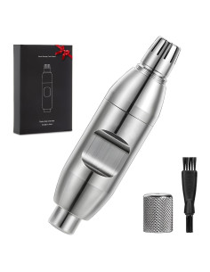 Recortador de Vello Nasal Manual SUERBEATY T-W90-ST Plateado