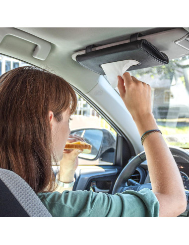 Soporte de Tejidos EcoNour para Auto 22.86x12.7cm Negro