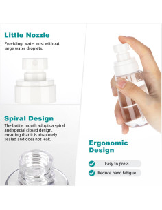 Pack de 3 Botellas de Spray Mini GIVITASOT 30ml Claras 2