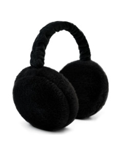 Cubiertas de Orejas Plegables para Mujeres Invierno Negro