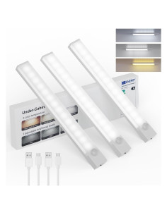 Iluminación Bajo Gabinete Rihvy 20cm Recargable 3 Colores