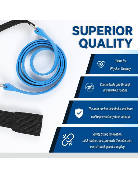 Bandas de Resistencia Beatvive BRB-04 con Mangos 13.6 kg Bandas de Resistencia Beatvive BRB-04 con Mangos 13.6 kg