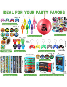 Favoritos de Fiesta de Videojuegos HyDren 147 Pcs Multicolor 2