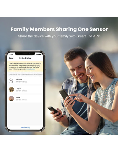 Sensor de Puerta WiFi SENCKIT con Alerta en App y Control por Voz