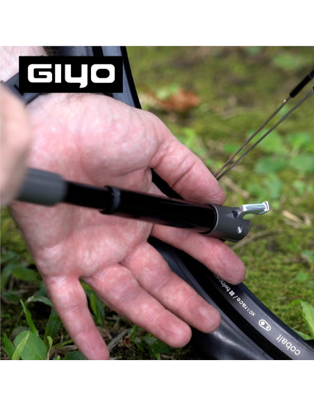 Bomba de Bicicleta GIYO GM04 - Válvula Presta, 120 PSI, Ligera