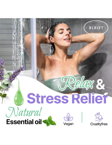 Bolsitas de Vapor de Ducha Aromaterapia BLRIET 8 Piezas