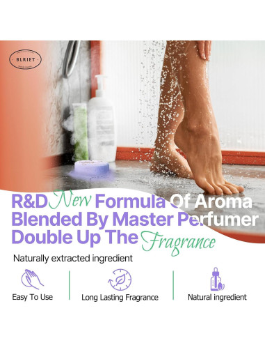 Bolsitas de Vapor de Ducha Aromaterapia BLRIET 8 Piezas