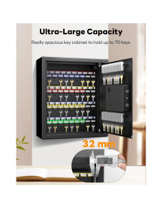Armario de Llaves Uniclife 70 Posiciones con Cerradura Digital 2