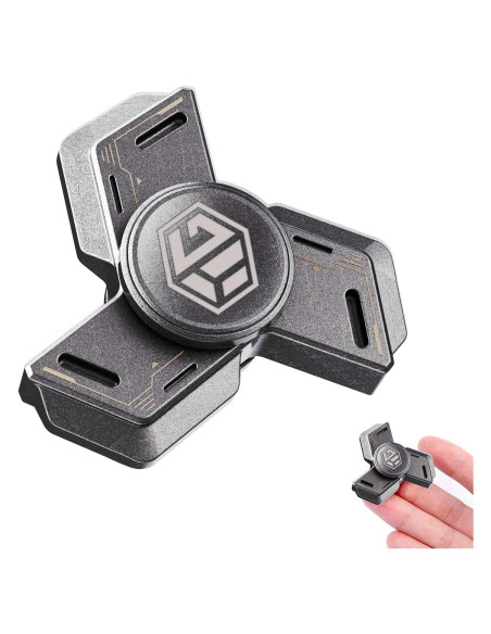 Spinner Fidget de Metal Berotok Mini Retro Silencioso 4.58cm