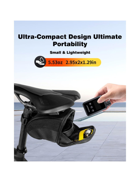 Bomba de Neumáticos Eléctrica URTOPIA HW-125-5 150 PSI Portátil