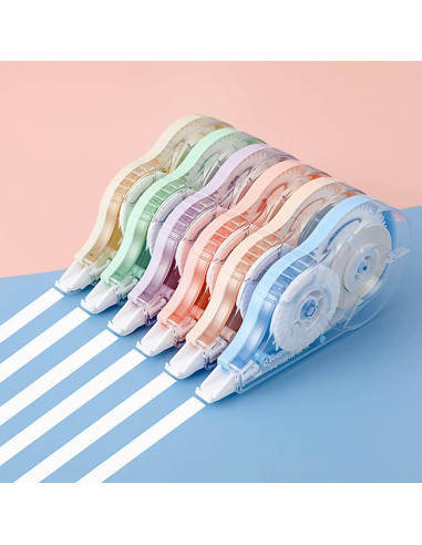 Cinta Correctora DOSEWART 12 Piezas 12mx5mm Colores Variados