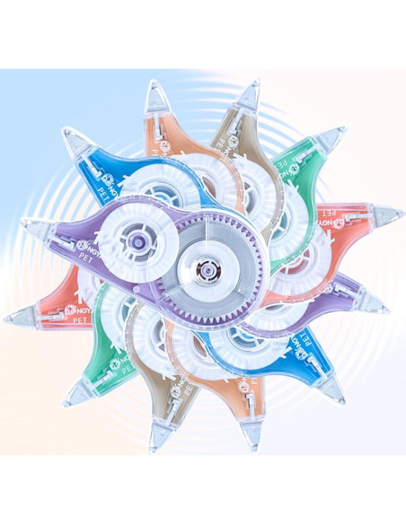 Cinta Correctora DOSEWART 12 Piezas 12mx5mm Colores Variados Cinta Correctora DOSEWART 12 Piezas 12mx5mm Colores Variados