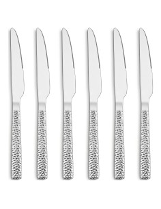Juego de Cuchillos de Cena E-far 6 Pzs Acero Inoxidable 22.6 cm