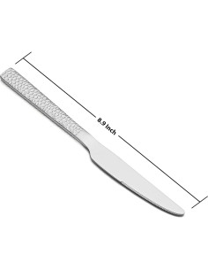 Juego de Cuchillos de Cena E-far 6 Pzs Acero Inoxidable 22.6 cm 2