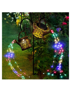 Luz de Riego Solar Merear Multicolor 8 Modos IP65 Jardín