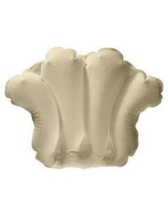 Almohada de Baño Inflable Aquasentials - Tela de Toalla Beige