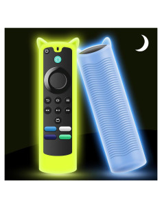 Funda de Control Remoto Wevove 2 Paquete Brilla en la Oscuridad