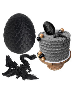 Huevo de Dragón 3D Decoración Pastel Fantasía Suministros Fiesta