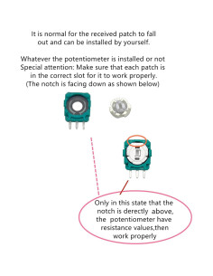 15 Piezas Potenciómetro 2k3 Ohm Reemplazo Joystick PS5 2