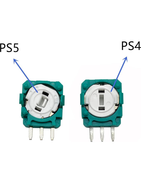 15 Piezas Potenciómetro 2k3 Ohm Reemplazo Joystick PS5