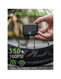 Bomba de Bicicleta Eléctrica ROCKBROS Mini 100PSI Portátil 2