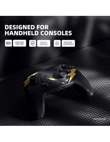 Controlador Pro Inalámbrico YKASEK para Switch - Negro