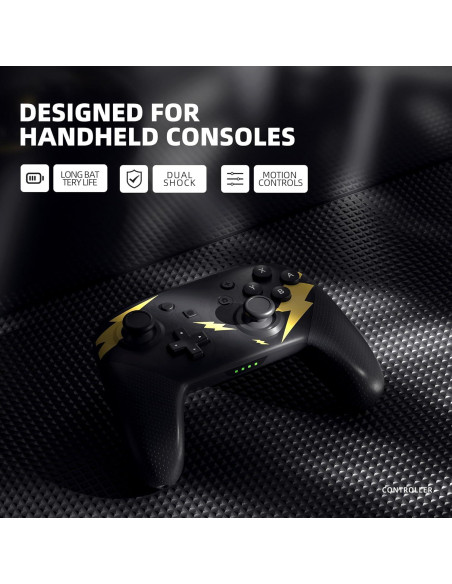 Controlador Pro Inalámbrico YKASEK para Switch - Negro Controlador Pro Inalámbrico YKASEK para Switch - Negro