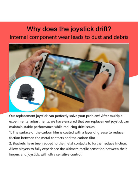 Kit de Reemplazo Joystick SmaFsan para Nintendo Switch - 2 Piezas Kit de Reemplazo Joystick SmaFsan para Nintendo Switch - 2 Piezas