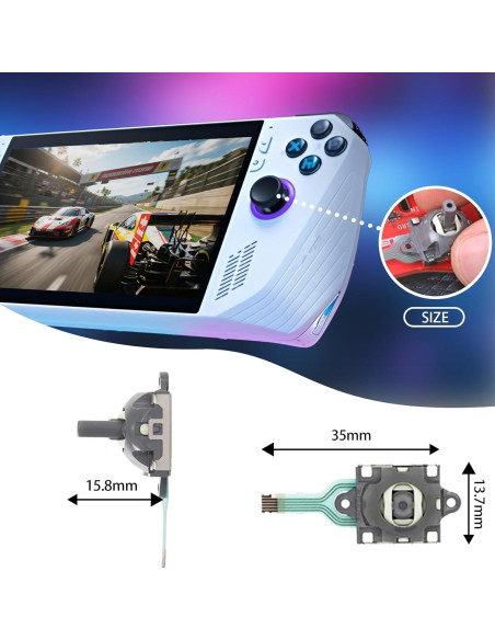 Reemplazo Joystick SunDiss para Asus ROG Ally RC71L y GPD Win 3 Reemplazo Joystick SunDiss para Asus ROG Ally RC71L y GPD Win 3