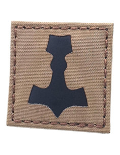 Parche Táctico Militar Tactical Freaky 5.1x5.1 cm Coyote