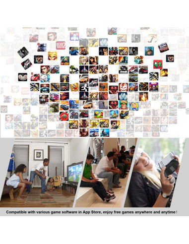 Controlador Inalámbrico de Juegos arVin para iOS/Android - Joystick 3D