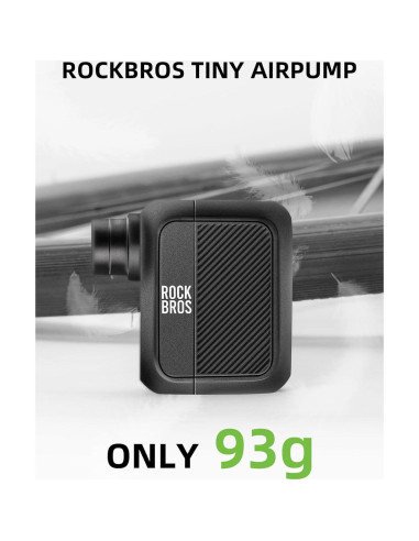 Bomba de Bicicleta Eléctrica ROCKBROS Mini 100PSI Portátil
