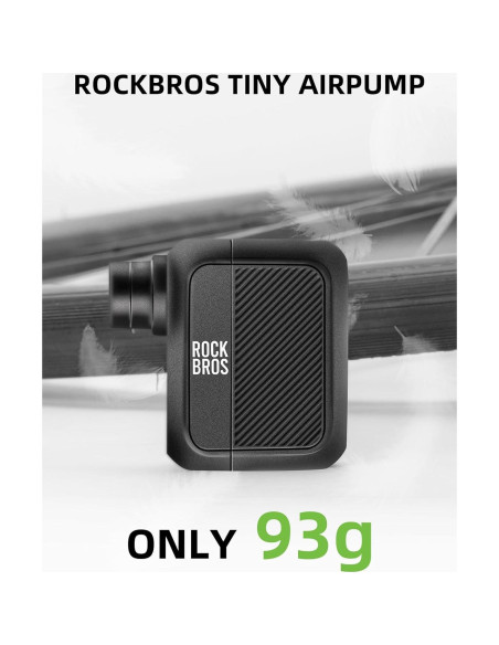 Bomba de Bicicleta Eléctrica ROCKBROS Mini 100PSI Portátil
